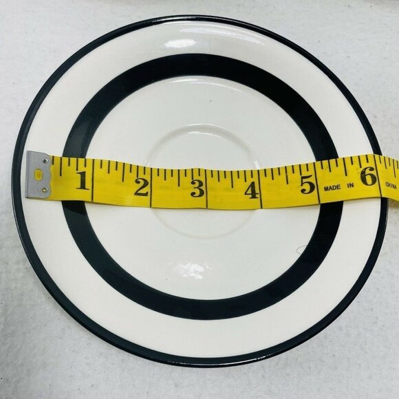 Ireland Shannon Aran Stone Dunraven Plate Dish 6” Bread Butter Set Serving Black - Picture 7 of 9